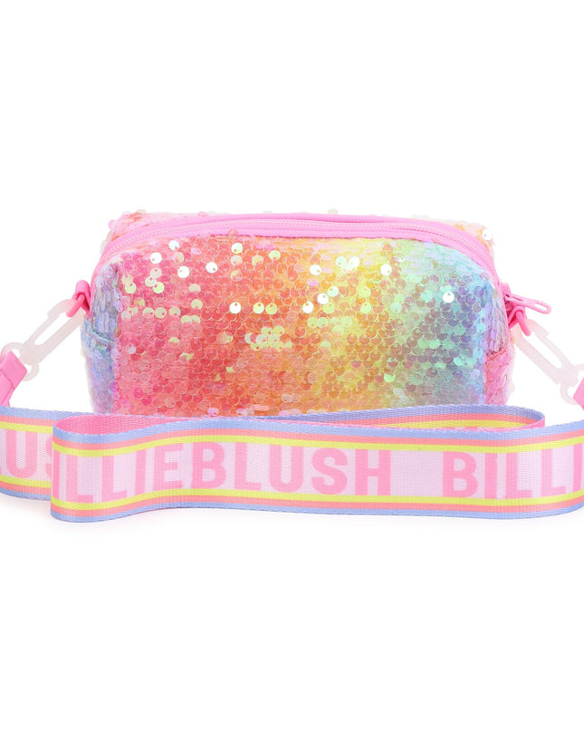 Pink Rainbow Sequin Flower Case