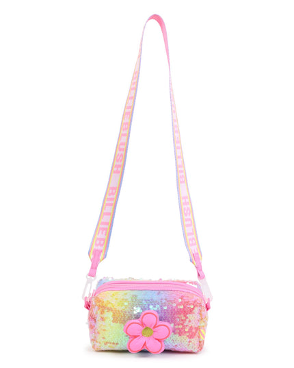 Pink Rainbow Sequin Flower Case