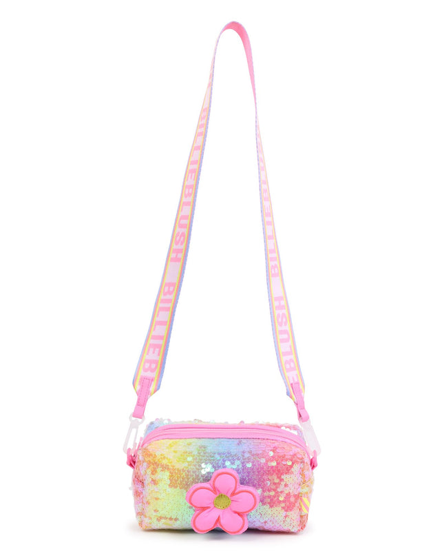 Pink Rainbow Sequin Flower Case