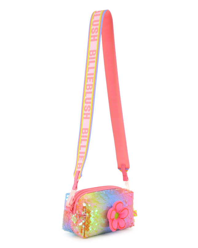 Pink Rainbow Sequin Flower Case