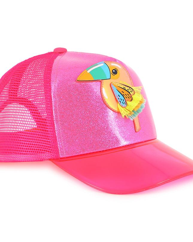 Kids Atelier-Billieblush-Neon Pink Toucan Cap