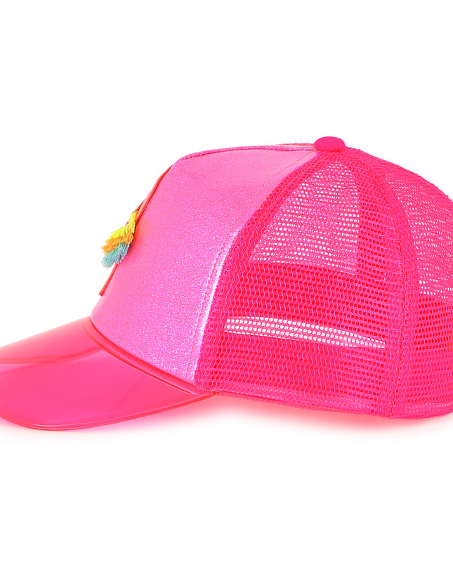 Kids Atelier-Billieblush-Neon Pink Toucan Cap