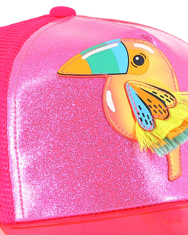 Kids Atelier-Billieblush-Neon Pink Toucan Cap
