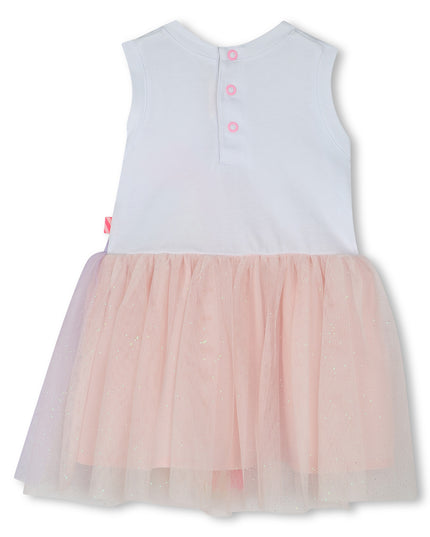Kids Atelier-Billieblush-Pale Pink Ladybug Rainbow Dress Set