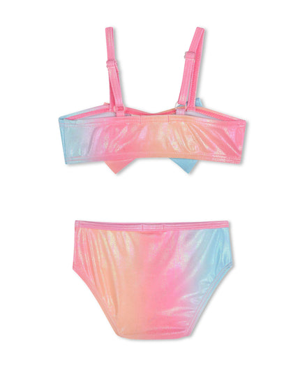 Kids Atelier-Billieblush-Multicolor Ombre Bow Bikini