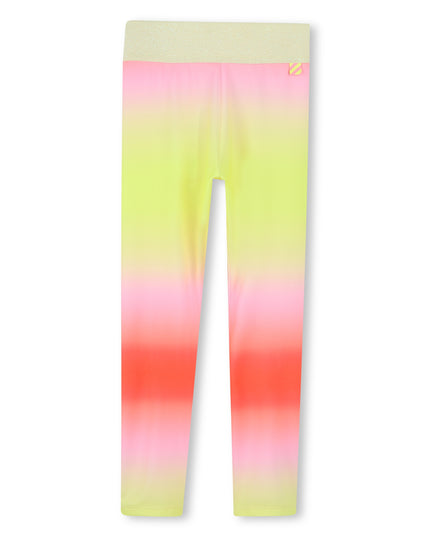 Kids Atelier-Billieblush-Multicolor Lemon Ombre Leggings