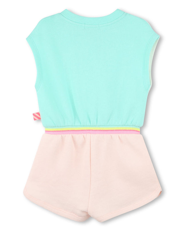 Kids Atelier-Billieblush-Multicolor Short Cotton Romper