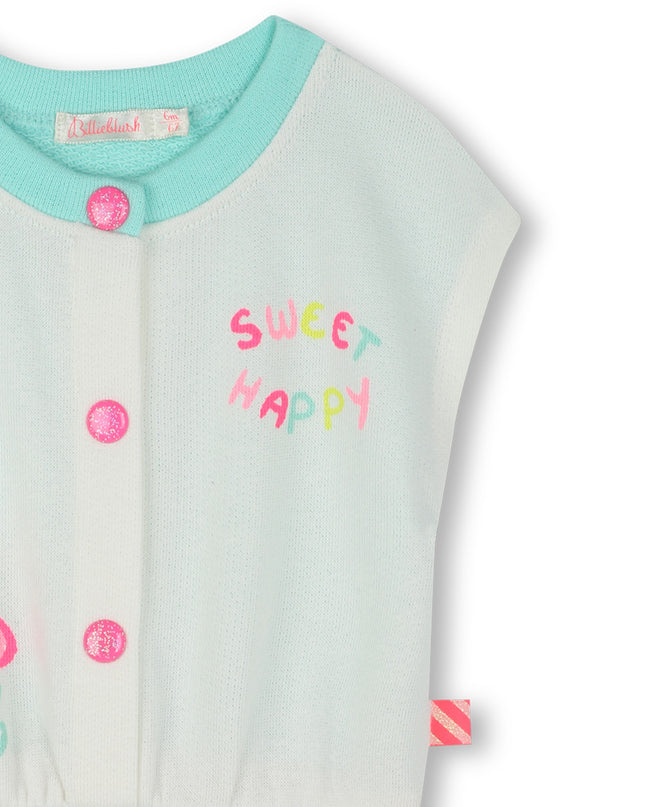 Kids Atelier-Billieblush-Multicolor Short Cotton Romper