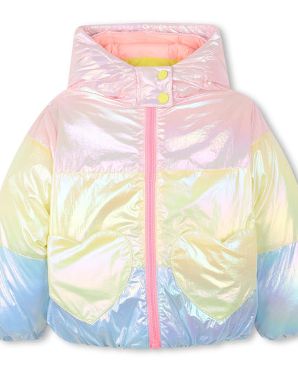 kidsatelier-billieblush-Tricolor-hooded-down-jacket