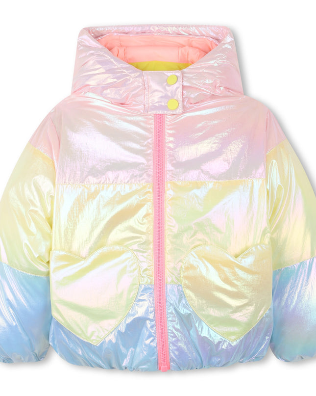 kidsatelier-billieblush-Tricolor-hooded-down-jacket