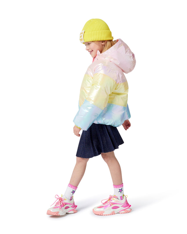 kidsatelier-billieblush-Tricolor-hooded-down-jacket