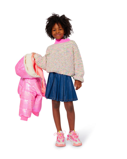 kidsatelier-billieblush-Mid-length-down-jacket