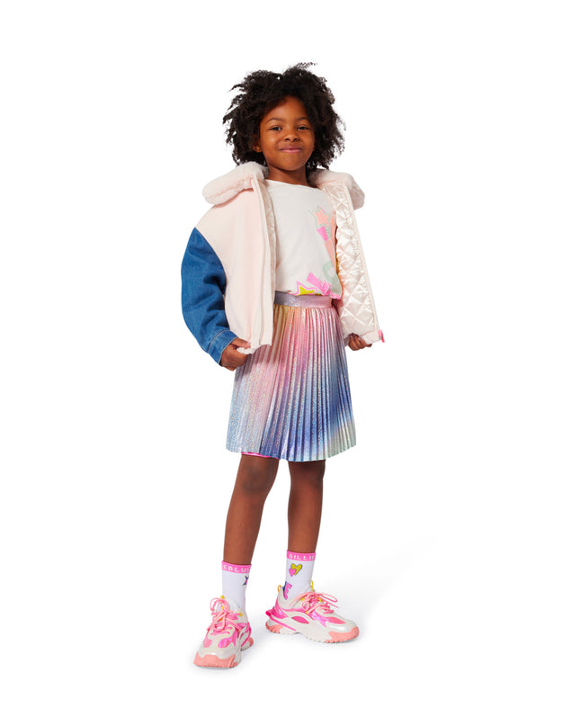 kidsatelier-billieblush-Shiny-pleated-skirt