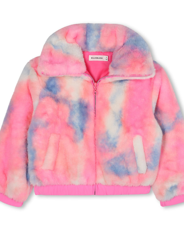 kidsatelier-billieblush-Fluffy-fleece-coat
