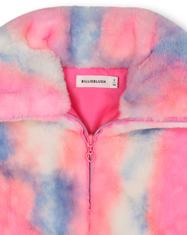kidsatelier-billieblush-Fluffy-fleece-coat