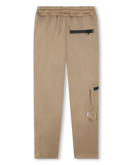 Kids Atelier-Boss-Boys Beige Logo Joggers
