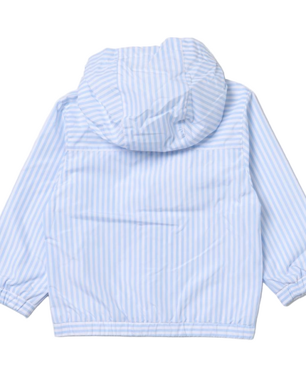 Kids Atelier-Boss-Pale Blue Hooded Windbreaker
