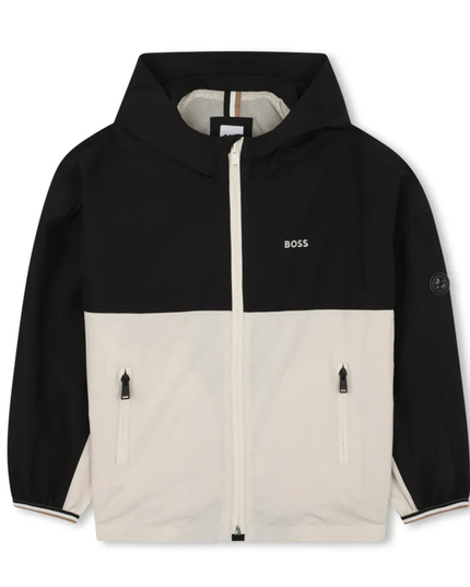 Kids Atelier-Boss-Black Color Block Jacket