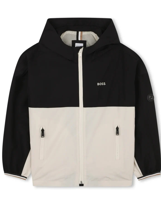 Kids Atelier-Boss-Black Color Block Jacket