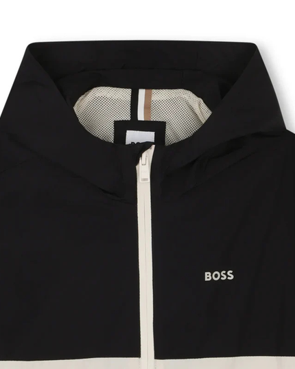 Kids Atelier-Boss-Black Color Block Jacket