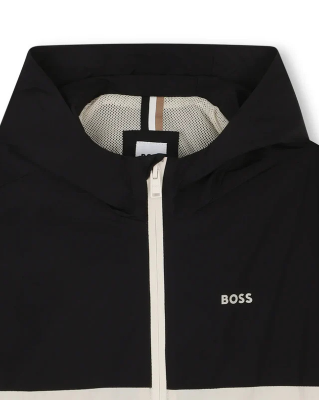 Kids Atelier-Boss-Black Color Block Jacket