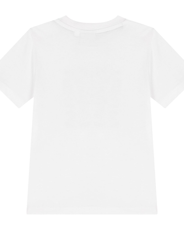 Kids Atelier-Boss-Younger Boys White Logo T-Shirt