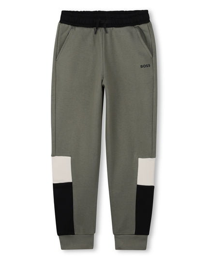 Kids Atelier-Boss-Green Joggers For Boys