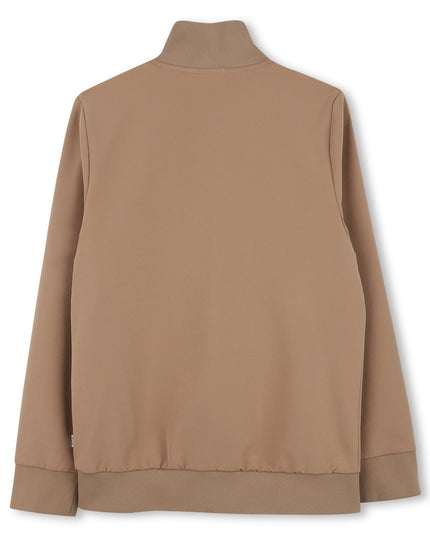 Kids Atelier-Boss-Brown Zip-Up Cardigan