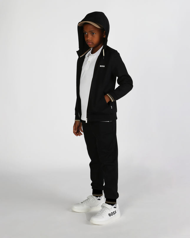 Kids Atelier-Boss-White Short Sleeve Polo