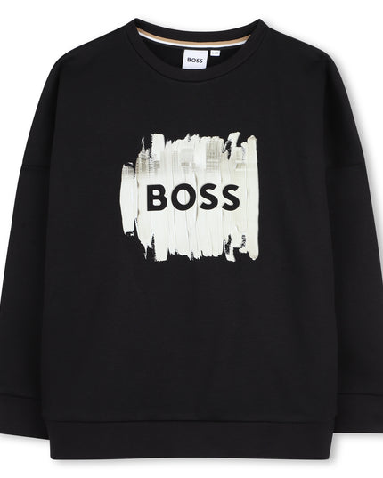 Kids Atelier-Boss-Black Sweatshirt