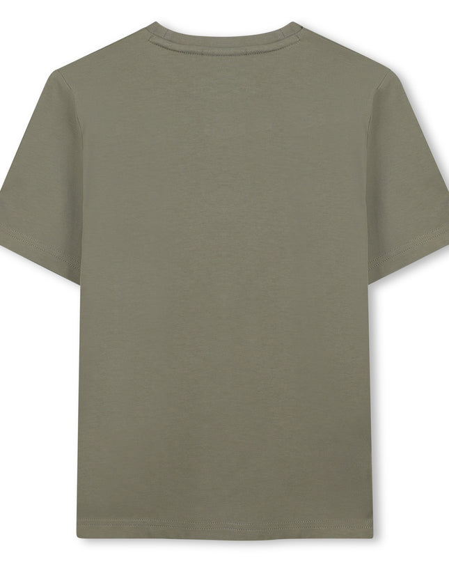 Kids Atelier-Boss-Olive Green Short Sleeves T-Shirt