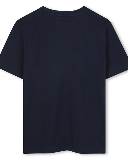 Kids Atelier-Boss-Navy Short Sleeves T-Shirt