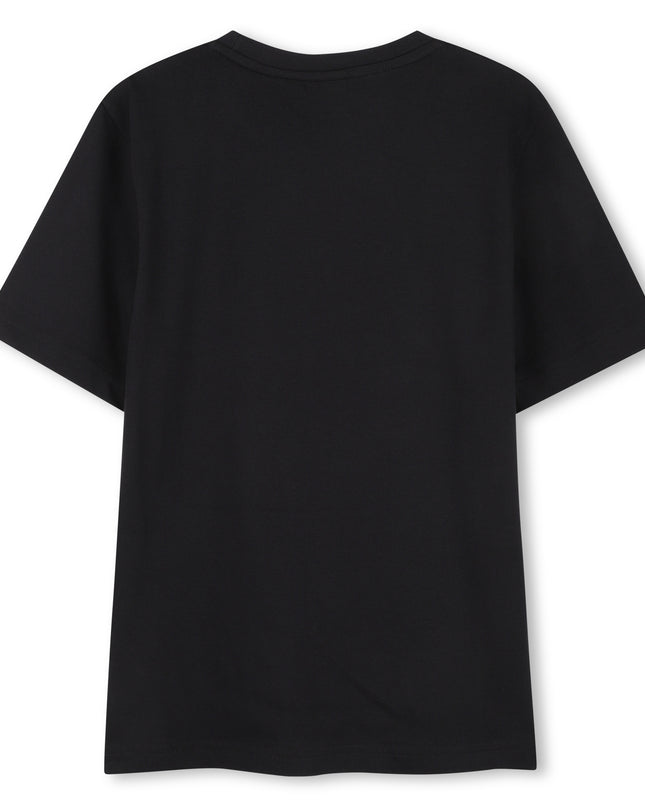 Kids atelier-Boss-Boys Black Logo t-Shirt