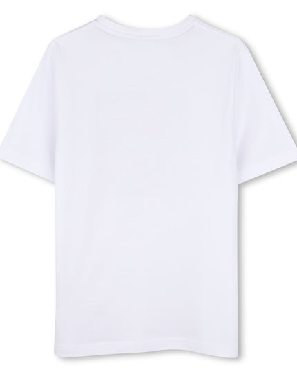 Kids atelier-Boss-Boys White Logo t-Shirt