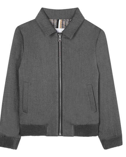 Kids atelier-Boss-Gray Ceremony Jacket