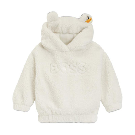 kids atelier boss BOSS x Steiff kids' Hoodie in Teddy Fabric