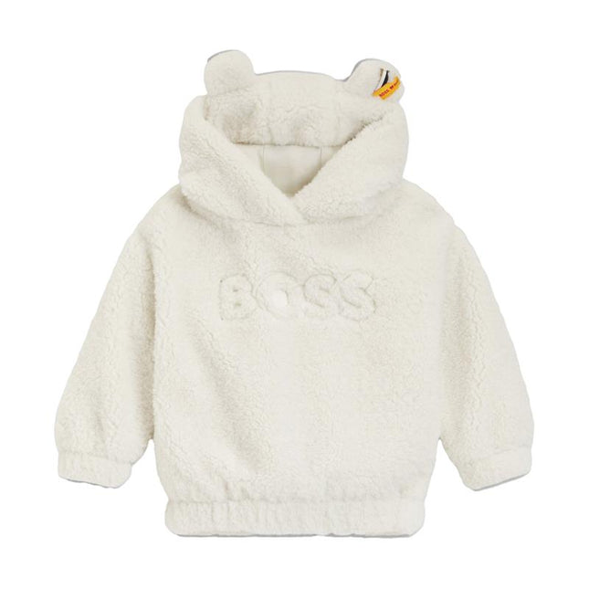 kids atelier boss BOSS x Steiff kids' Hoodie in Teddy Fabric