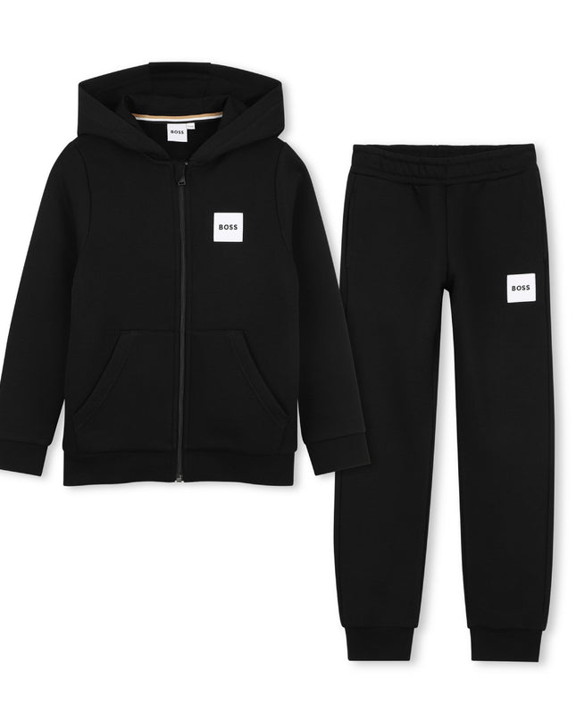 kids atelier boss Black Jogging Set