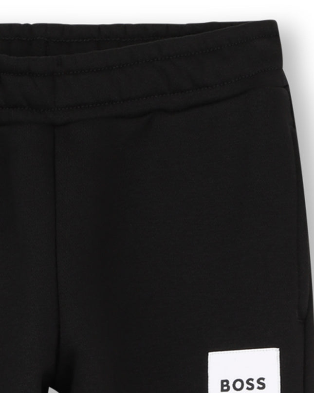 kids atelier boss Black Jogging Set