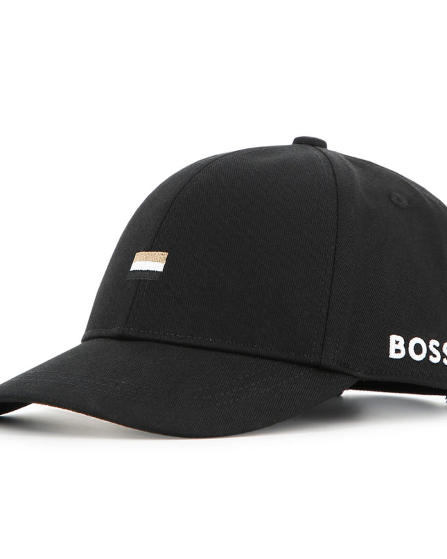 kids atelier boss Black Embroidered Baseball Cap
