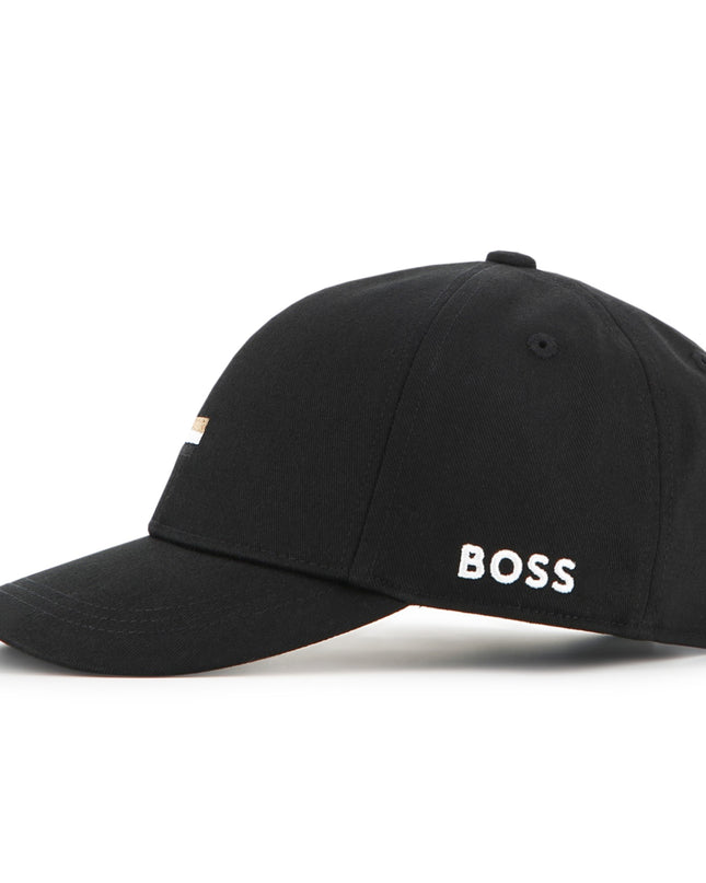 kids atelier boss Black Embroidered Baseball Cap