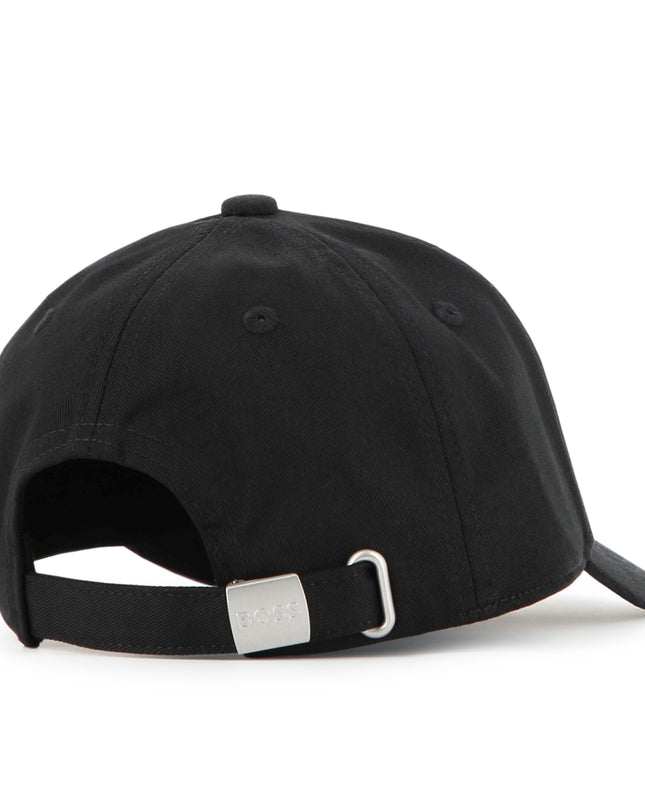kids atelier boss Black Embroidered Baseball Cap