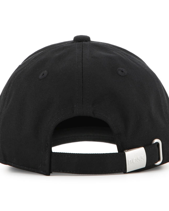 kids atelier boss Black Embroidered Baseball Cap