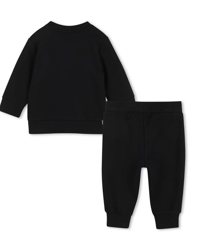 kids atelier boss Black Jogging Set