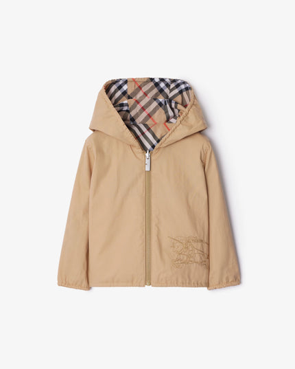 kidsatelier-Burberry-8088529-beige-Reversible-Check-Cotton-Blend-Jacket