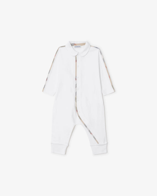 kidsatelier-burberry-White-Stretch-Cotton-Three-piece-Baby-Gift-Set