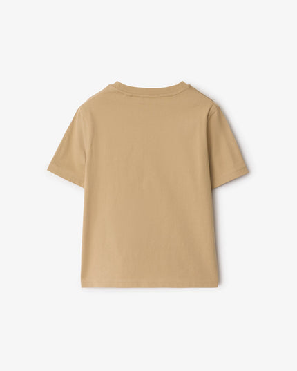 kidsatelier-burberry-Sand-Beige-Check-Trim-Cotton-T-shirt