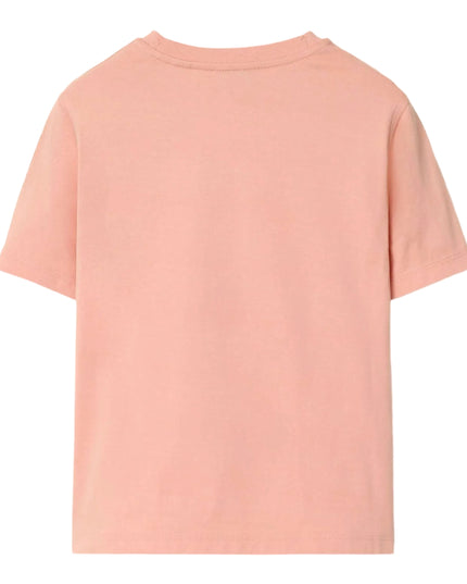 kidsatelier-burberry-Pink-Check-Trim-Cotton-T-shirt