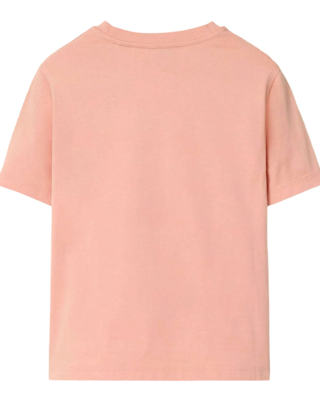 kidsatelier-burberry-Pink-Check-Trim-Cotton-T-shirt