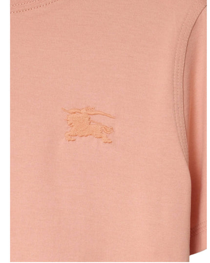 kidsatelier-burberry-Pink-Check-Trim-Cotton-T-shirt